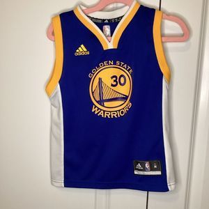 Kids Adidas Golden State Warriors Curry jersey